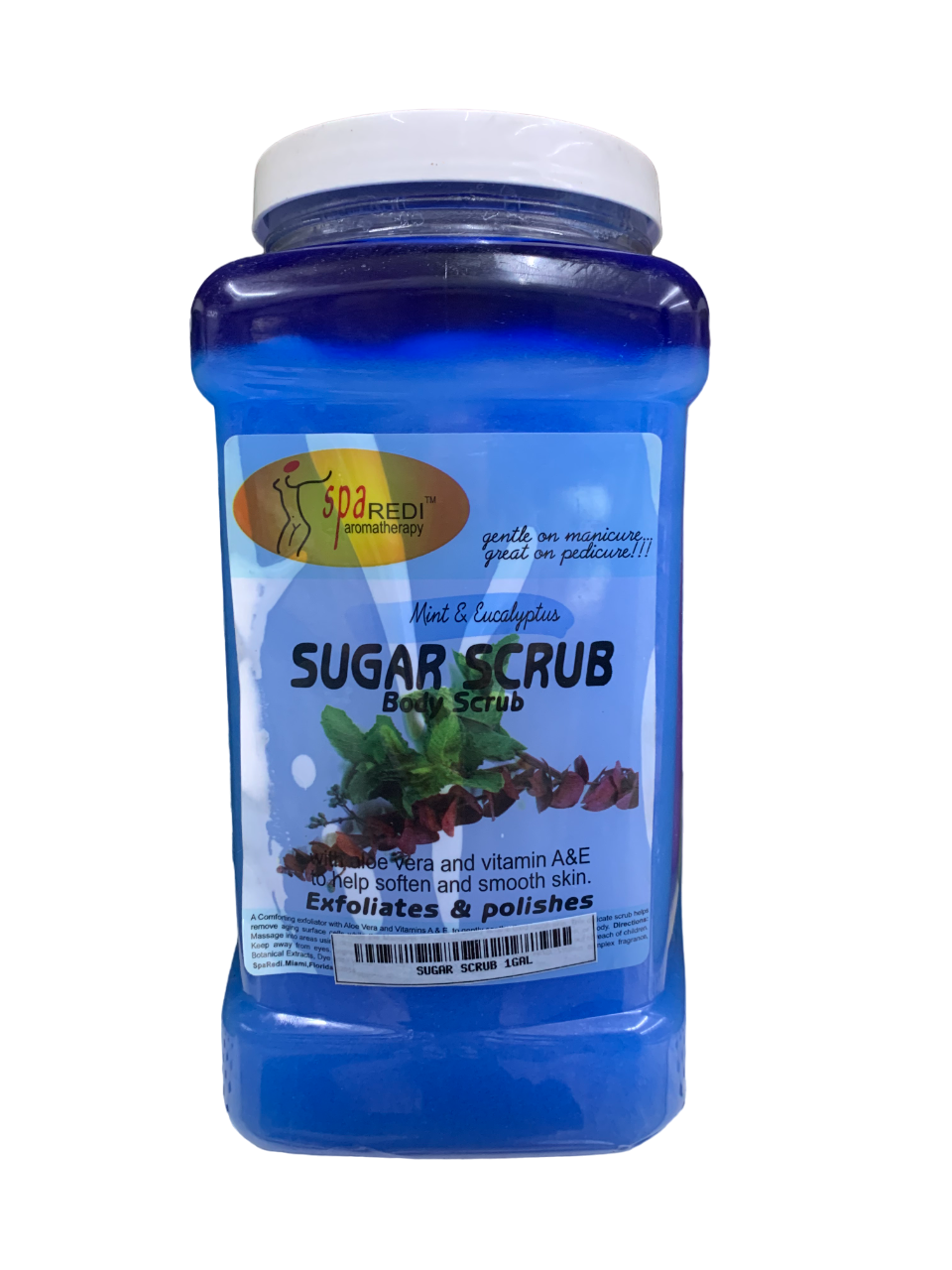 SpaRedi Sugar Scrub Mint and Eucalyptus